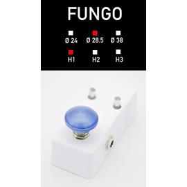 Effects & Pedals Pedal Room Italy - Fungo Ø 28,5mm - H 15,5mm - D28H1 - Aluminum, Chrome, Nichel Black, Gold, Red, Orange, Green, Blue, Purple, Pink, Black, Yellow - Accessories