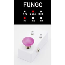 Effects & Pedals Pedal Room Italy - Fungo Ø 28,5mm - H 15,5mm - D28H1 - Aluminum, Chrome, Nichel Black, Gold, Red, Orange, Green, Blue, Purple, Pink, Black, Yellow - Accessories