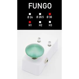 Effects & Pedals Pedal Room Italy - Fungo Ø 38mm - H 18mm - D38H1 - Aluminum, Chrome, Nichel Black, Gold, Red, Orange, Green, Blue, Purple, Pink, Black, Yellow - Accessories
