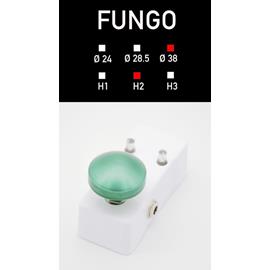 Effects & Pedals Pedal Room Italy - Fungo Ø 38mm - H 22,5mm - D38H2 - Aluminum, Chrome, Nichel Black, Gold, Red, Orange, Green, Blue, Purple, Yellow - Accessories