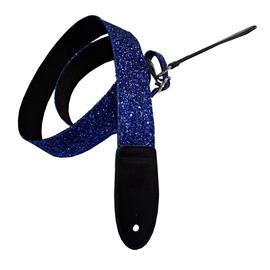 Accessoires pour Guitares & Basses Bourbon Strap Guitar - GLITTER BLUE - Sangles