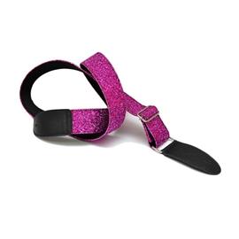 Accessoires pour Guitares & Basses Bourbon Strap Guitar - GLITTER PINK - Sangles