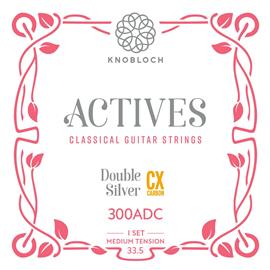 Accessories Knobloch Strings - ACTIVES CX Carbon Medium Tension 300ADC 33.5 Kg - Classical Guitar