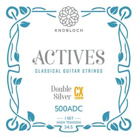 Ac­ces­soires pour Gui­tares & Basses Knobloch Strings - ACTIVES CX Carbon High Tension 500ADC 34.5 Kg - Guitare Classique