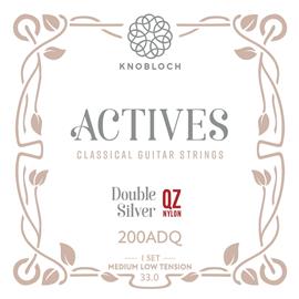 Accessories Knobloch Strings - ACTIVES QZ Nylon Medium-Low Tension 200ADQ 33 Kg - Classical Guitar