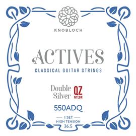 Accessories Knobloch Strings - ACTIVES QZ Nylon Medium-High Tension 550ADQ 36.5 Kg - Classical Guitar