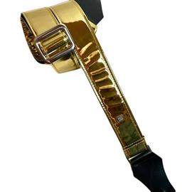 Accessories GET'M GET'M INC. - Mirror Reflective 2\" Guitar Strap - Gold - Straps