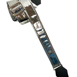 Accessories GET'M GET'M INC - Mirror Reflective 2\" Guitar Strap - Silver - Straps