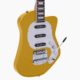 Electric guitars Steelyjam Guitars - Modèle G02 - Gold - Semi Hollow