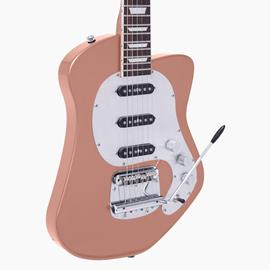 Electric guitars Steelyjam Guitars - Modèle G02 - Rose - Semi Hollow