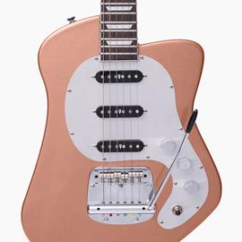 Electric guitars Steelyjam Guitars - Modèle G02 - Rose - Semi Hollow