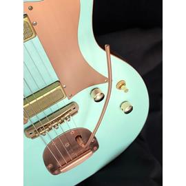 Guitares électriques Hervé Berardet - Guitare et Création - Osiris Sb « SharkyTone » GF \"Seaside\", set GoldFoil, Vibrato et Copper look ! - Guitares 6 cordes