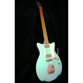 Guitares électriques Hervé Berardet - Guitare et Création - Osiris Sb « SharkyTone » GF \"Seaside\", set GoldFoil, Vibrato et Copper look ! - Guitares 6 cordes