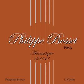 Ac­ces­soires pour Gui­tares & Basses Philippe BOSSET - Acoustique - Phosphore-Bronze (Coated) - Guitare acoustique