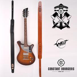 Ac­ces­soires pour Gui­tares & Basses Wild Custom Guitars - SANGLE CUIR - Sangles