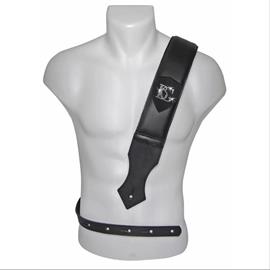 Ac­ces­soires pour Gui­tares & Basses BG Franck Bichon - Sangle Logo BG Glam - Noir - GLGBG10 - Sangles