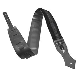 Ac­ces­soires pour Gui­tares & Basses BG Franck Bichon - Sangle Logo Peace & Love Glam - Noir - GLGPL10 - Sangles