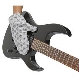 Ac­ces­soires pour Gui­tares & Basses BG Franck Bichon - Sangle Logo Peace & Love Glam - Noir - GLGPL10 - Sangles