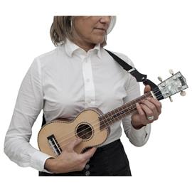 Ac­ces­soires pour Gui­tares & Basses BG Franck Bichon - Sangle Noire Ukulélé - GNU - Sangles