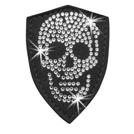 Ac­ces­soires pour Gui­tares & Basses BG Franck Bichon - Sangle Tête de mort Glam - Noir - GLGSK10 - Sangles