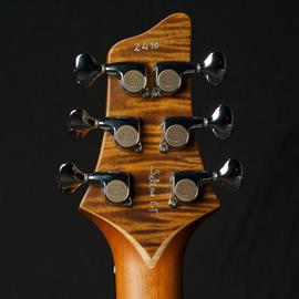 Electric guitars Rui Silva Custom Guitars & Basses - Selene Carved Top Tiger Brown - 6-string guitars