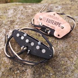 Ac­ces­soires pour Gui­tares & Basses Euterpe Micros - Set Telecaster Vintage Hot Capot Chrome - Guitare électrique