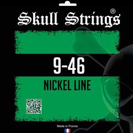 Ac­ces­soires pour Gui­tares & Basses Skull Strings - Skull Strings 9-46 Nickel Line - Guitare électrique