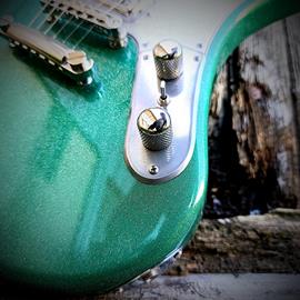 Guitares électriques WIZARD GUITARS - Trigger Cadillac Green Sparkle - Guitares 6 cordes