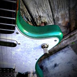 Guitares électriques WIZARD GUITARS - Trigger Cadillac Green Sparkle - Guitares 6 cordes