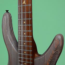 Basses Pralong Guitars - VARIOMASTER RELIEF NATURE - Basse 4 cordes