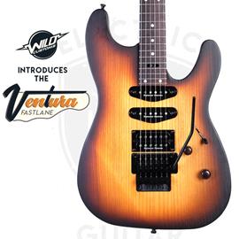 Guitares électriques Wild Custom Guitars - VENTURA FASTLANE SUNBURST MAT - Guitares 6 cordes